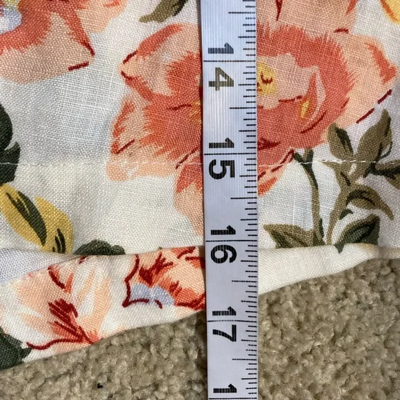 EUC Faithful the Brand floral-print skort shorts - no belt Size 12 - Picture 10 of 12